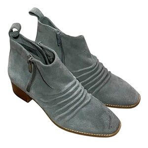 NWOT Women's Blue Suede Ankle Boots SOLE SOCIETY Size 7.5
